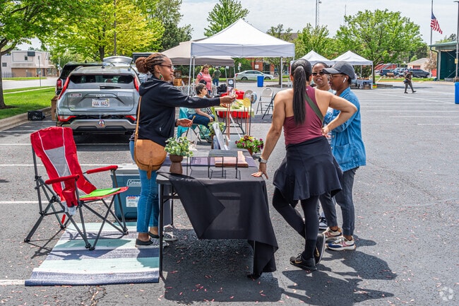 Residents love to shop locally at the Evergreen Park Farmers Market.