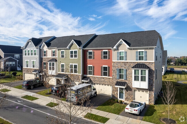 Many Bethlehem Township homes include garages and driveways for parking.