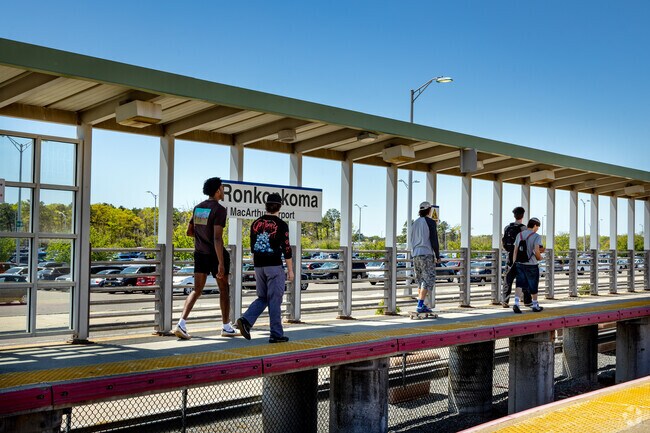 Head to nearby Ronkonkoma to catch the train to NYC or Eastern Long Island.