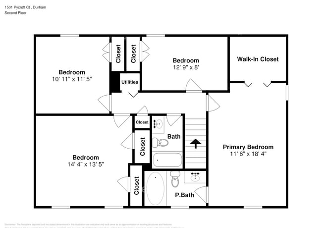 1501 Pycroft Ct, Durham, NC 27703 - photo 3