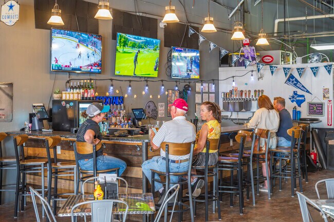 Gather for drinks and the big game at Tatted Bee Brewing in Enchanted Park.