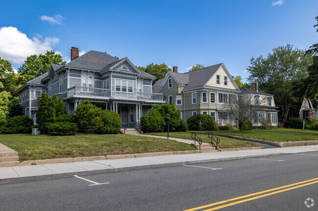 These beautiful homes line the street of Park Avenue in Whitman.