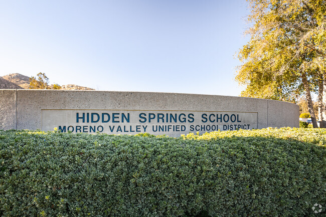 Plenty of educational opportunities are available at Hidden Springs Elementary School in Moreno