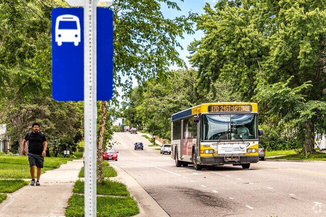Metro Transit bus routes run along the south edge of the Texa-Tonka neighborhood.