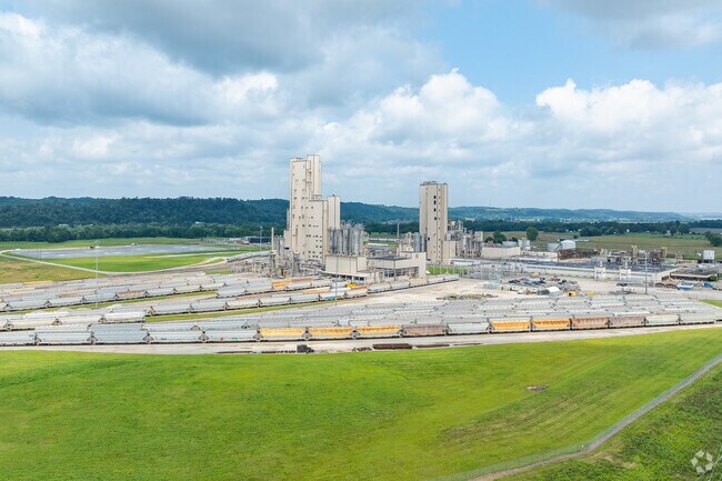 Nucor Steel near Teays Valley is one of the major employers in the area.