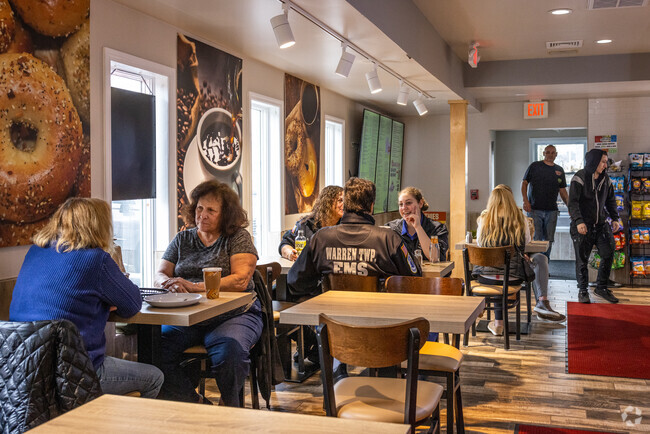 Bagel & Cream is a newly opened deli in Martinsville where locals flock to around breakfast.