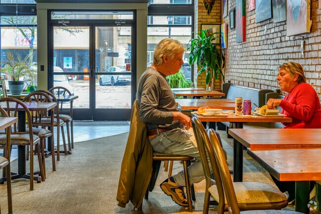 For vegetarian fare, be sure to check out Veg Head in downtown Lansing, minutes from Old Forest.