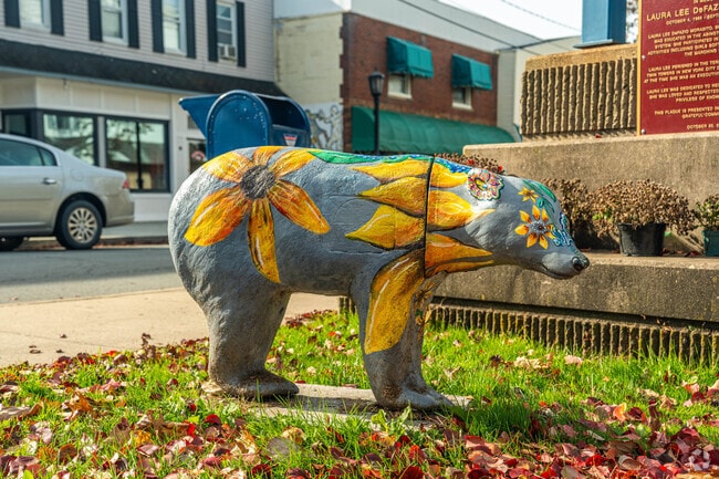 Clarks Summit has an artistic flair which can be seen in the downtown area.