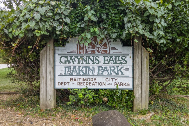 Explore 1,200 acres of scenic woodlands at Gwynn Falls Leakin Park, right next to West Forest Park.