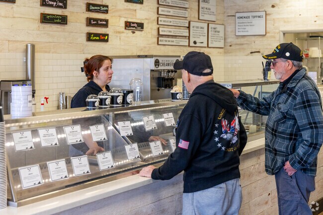 Nicholas Creamery offers various ice cream flavors for those craving a sweet treat on a hot summer day in Long Branch.