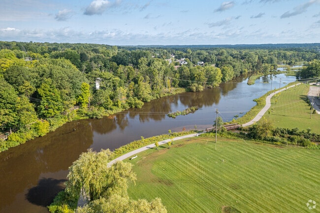 Ride along the Rogue River on the White Pine Trail in Rockford.
