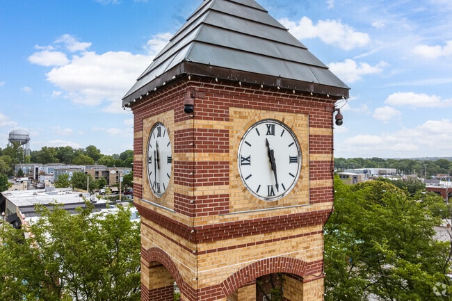 Clock Tower Plaza anchors downtown Overland Park with historic charm and local events.