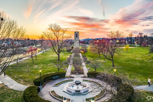 The monument at Baker Park is one of Frederick's most recognizable landmarks.