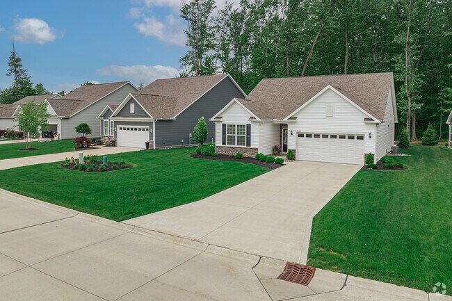 Quail Hollow offers homes of all sizes, including these ranch style condos.