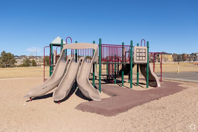 Students can have fun with their classmates on the playground at Coyote Hills Elementary School.