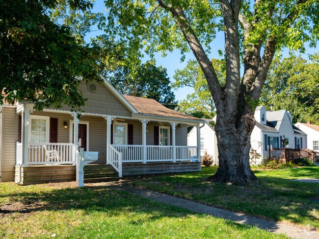 Residents of Sedgefield can enjoy the weather on their front porch.