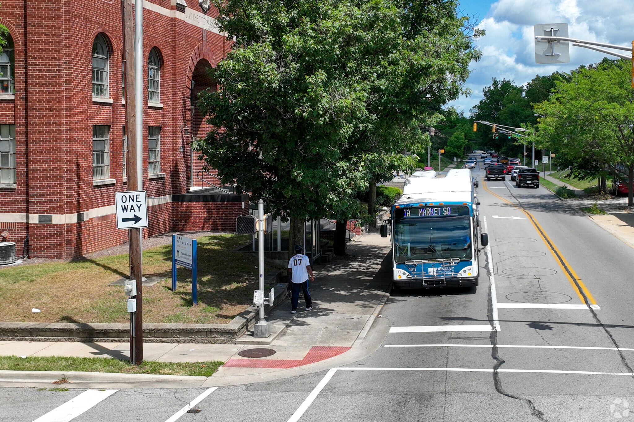 The City Bus runs through Lincoln and makes commuting around Lafayette super easy.