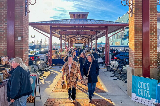 The Canal Market Plaza in Newark sells local foods, art and more.