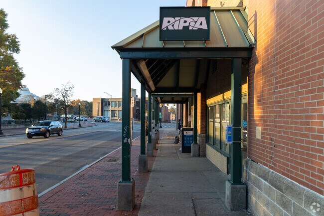 The Pawtucket Welcome Center is a hub for public transportation.