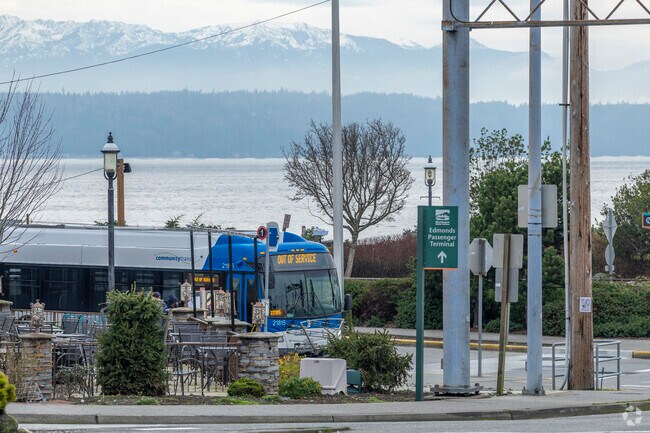 Hop on the bus to get around town in Edmonds WA.