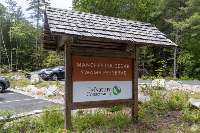 Manchester Cedar Swamp Preserve is located in Northwest Manchester.