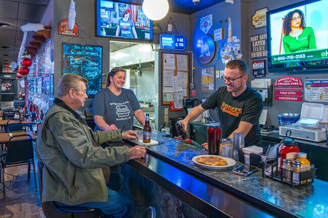 Bridges Bar & Grill in downtown Brodhead serves pub favorites from burgers and melts to jumbo soft pretzels.