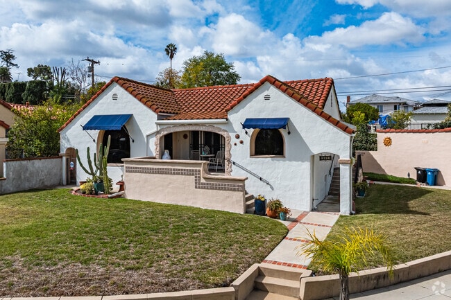 Spanish style homes are abundant in the Alhambra Hills neighborhood.