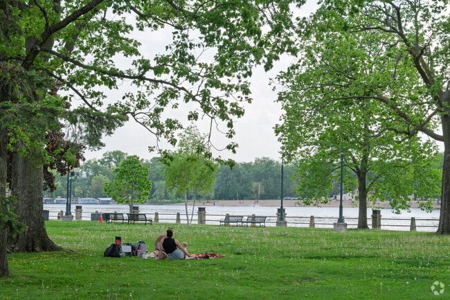Riverside Park is a popular park for Springbrook-Clayton Johnson residents to picnic.