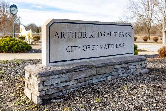 Arthur K Draut park is a central to many neighborhoods.