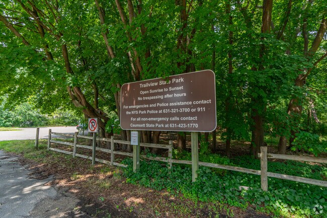 Enjoy the 454 acres of protected land at Trail View State Park in Woodbury.
