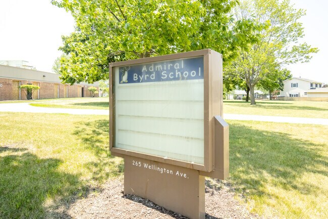 Admiral Byrd School pylon sign.