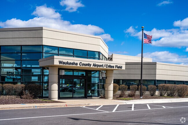 The Waukesha County Airport is nearby Honey Creek Parkway.