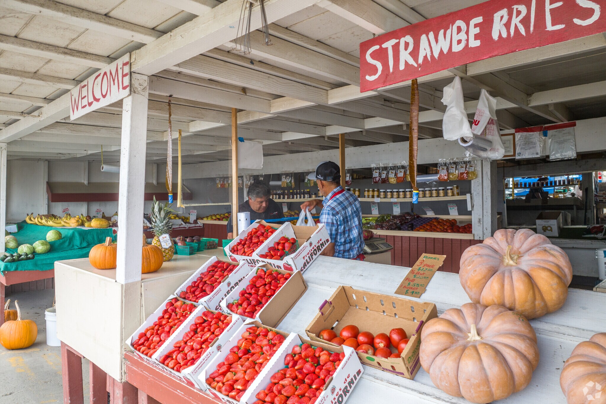 The fruit is always fresh at Berry's Best Produce stand in Oxnard Pacific.