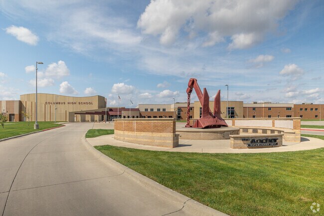 School spirit is strong at Columbus High School in Columbus.
