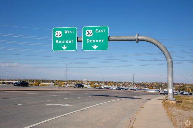 Willow Park is positioned between Boulder and Denver, with access to major highways nearby.