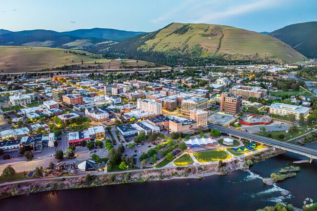 Broadway Street leads directly to downtown Missoula-- a five minute drive for some in Westside.