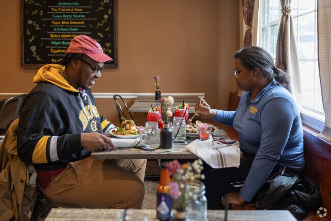 Stop at Yaz's Table for always fresh food and delicious Cocktails.