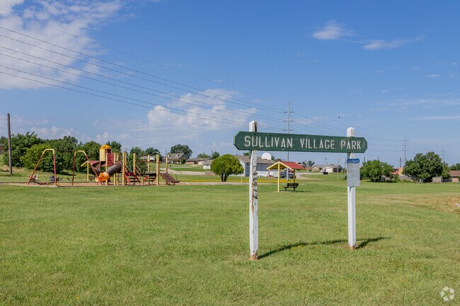 Sullivan Village Park provides green space for neighborhood residents.
