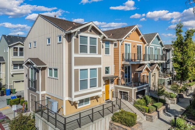 Irvington, Fremont offers charming townhomes with modern designs and community amenities.