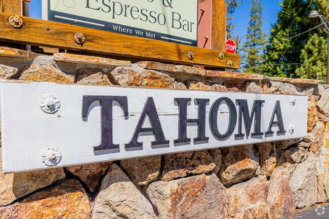 Tahoma is a small township on the west shore of Lake Tahoe.