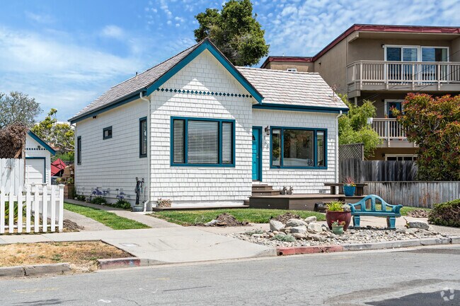 Upper Seabright features this classic beach cottage with fresh, modern touches and curb appeal.