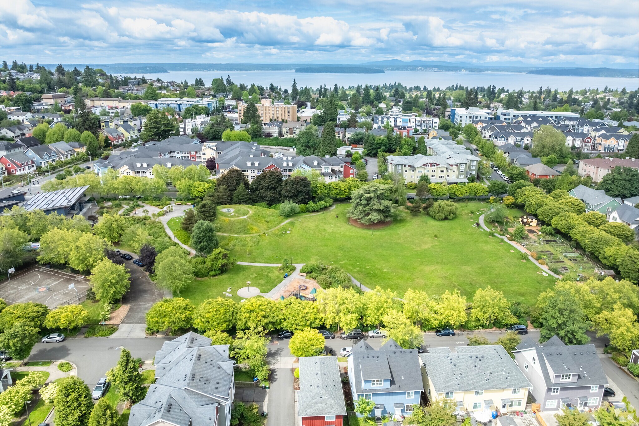 Commons Park in the High Point neighborhood in West Seattle is the heart of the community.