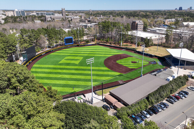 You can watch the Duke Blue Devils play baseball at their beautiful field near the Erwin neighborhood.