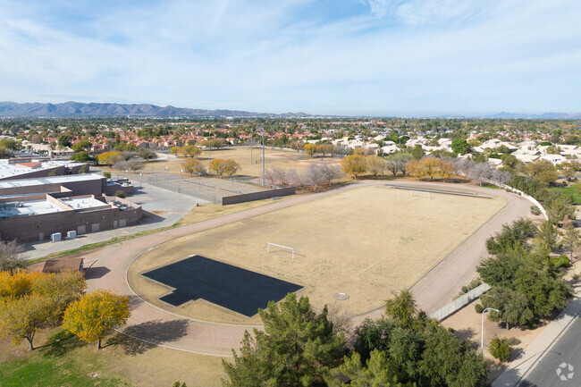 Kyrene Aprende Middle School in Chandler includes multiple athletic fields.