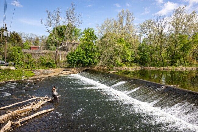 Bloomsbury's Church Street Bridge Park provides residents with easy access to the incredible Musconetcong River for fishing and boating activities.