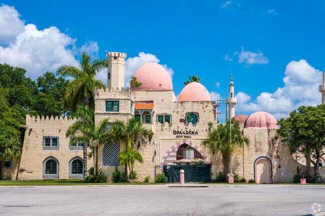 Opa-Locka City Hall is famous for its Moorish style and design.