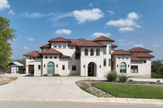 Huge luxury mansions abound in Timberwood Park.