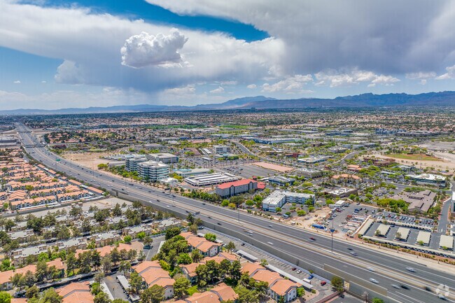 Highway 95 connects Desert Shores to the rest of the Las Vegas Valley.