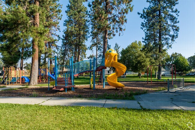 Byrne park offers many play structures.