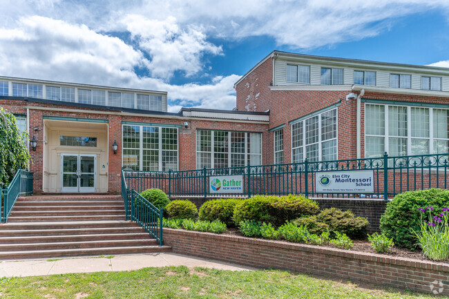 Elm City Montessori School is a public charter school serving preschool to 8th grade students.